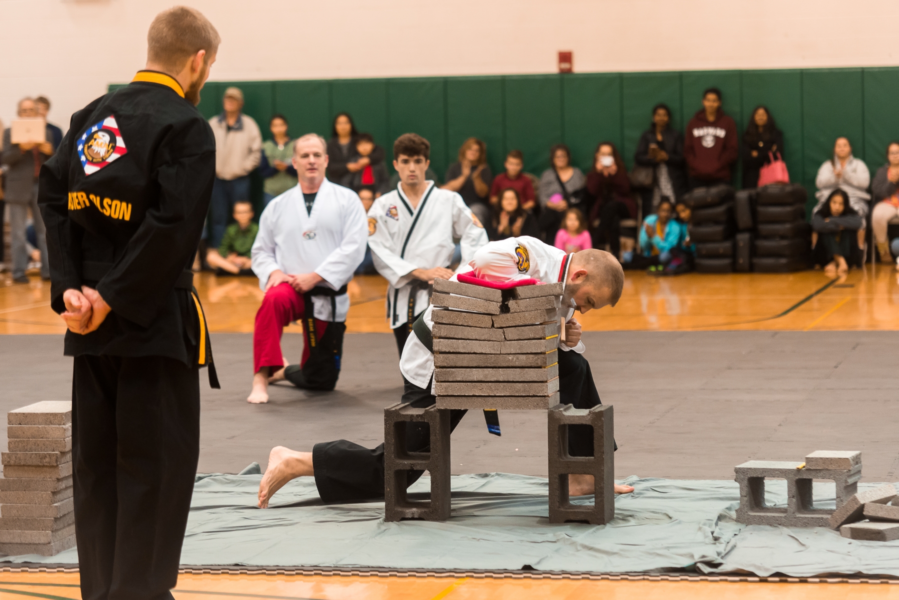 Martial Arts Concrete Breaking Attempt